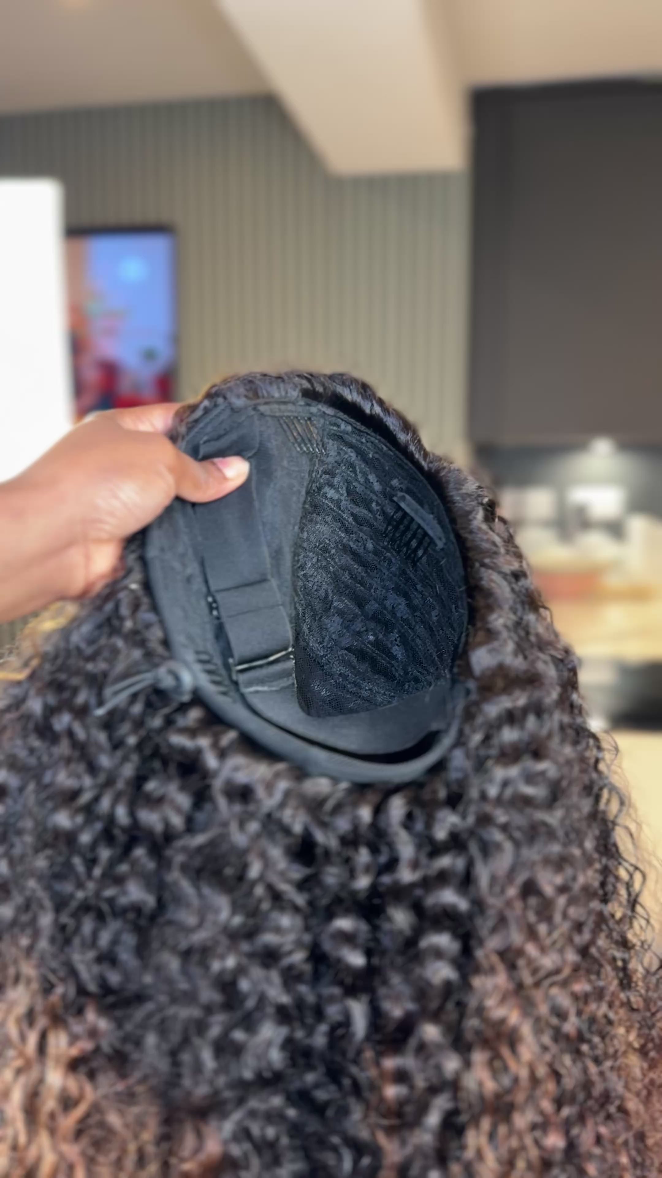 Sample Half/Flip Over Wig